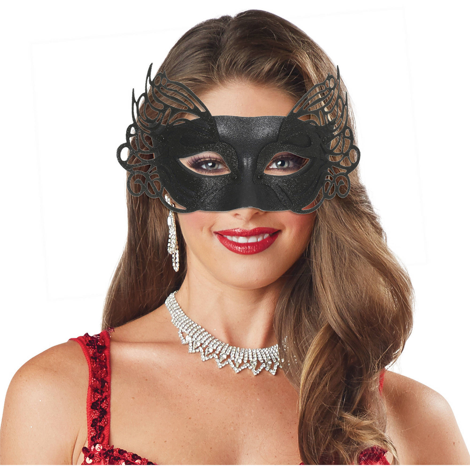 Winged Laser Masquerade Mask Adult Halloween Costume Accessory