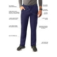 thumbnail image 3 of Adar Addition Scrubs For Men - Slim Leg Cargo Drawstring Scrub Pants, 3 of 7
