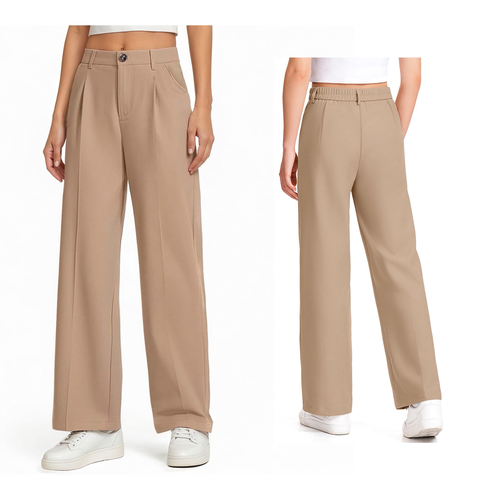 3-Pack Skinny Stretch Uniform Chino Pants for Girls (4-20