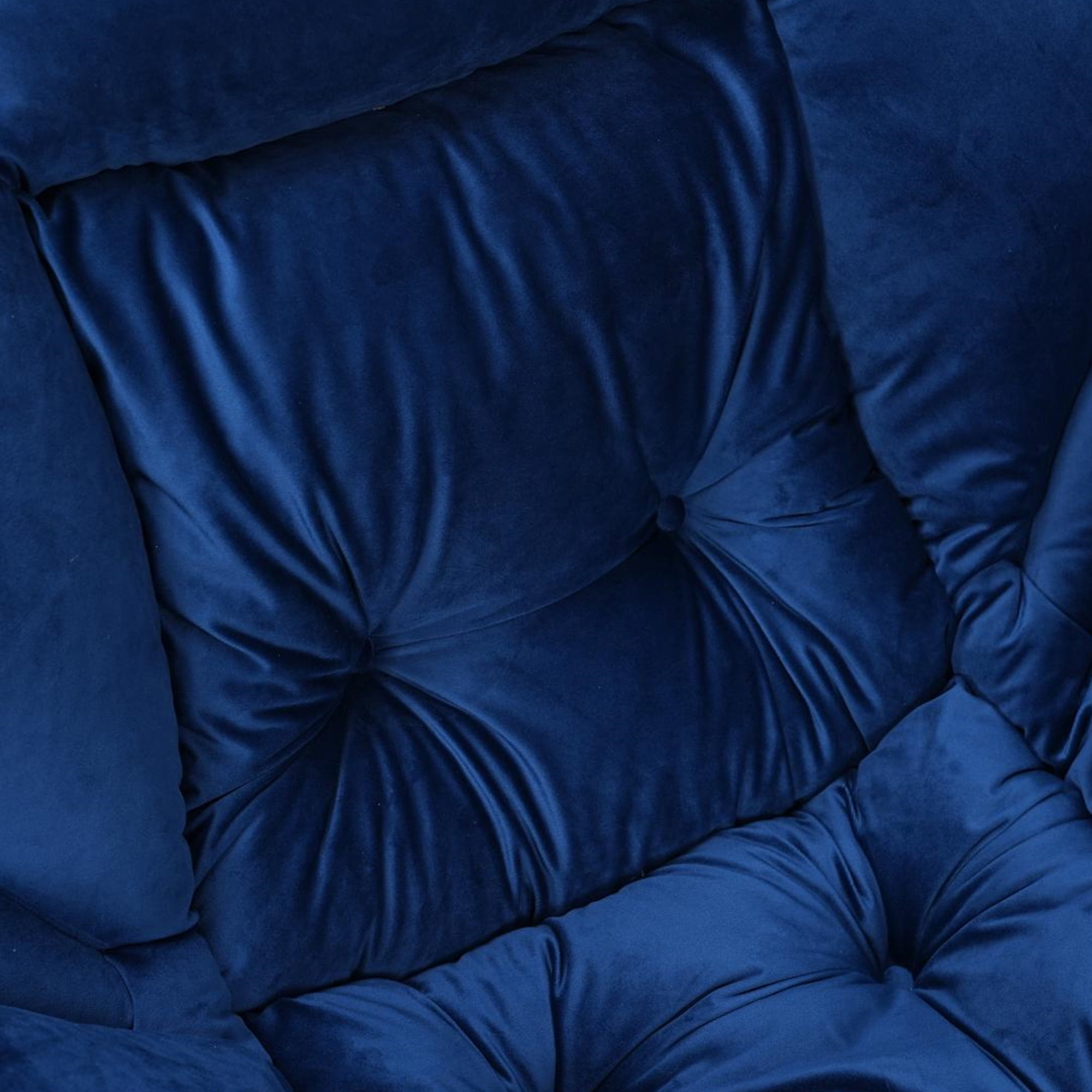 Kadyn Living Room Chairs, Single Sofa Chairs with Armrests and A Side Pocket, Blue Armchair, Chair with Ottoman Set Kadyn Living Room Chairs, Single Sofa Chairs with Armrests and A Side Pocket, Blue Armchair, Chair with Ottoman Set