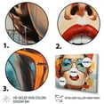 thumbnail image 3 of Designart "Draws Inspiration Pop Art wall art II" Fashion Floater Framed Canvas Wall Art, 3 of 7