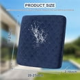 thumbnail image 2 of Topchances 6Pcs Patio Cushion Covers, Stretch Outdoor Water Resistant Sofa Cushion Cover Replacement for Patio Furniture Protector (Navy Blue), 2 of 9