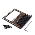 thumbnail image 1 of Soidarity Puentes individuales Superficie chapada Accesorios para instrumentos profesionales Tornillos de resortes para principiantes Tablero de Accesorios para instrumentos musicales, 1 of 6