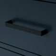 thumbnail image 5 of Ariel Hepburn 37 In. Left Offset Oval Sink Vanity With 1.5 In. Carrara White Countertop In Midnight Blue, 5 of 10