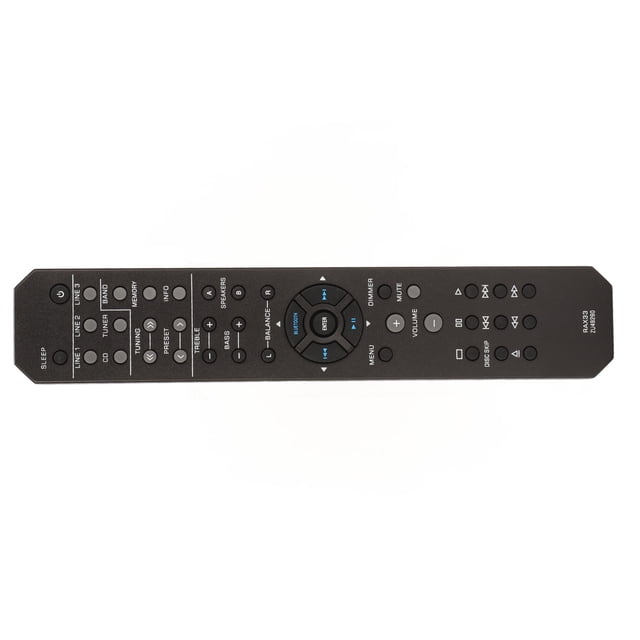 Control remoto para Rs,Receptor de video y sonido de repuesto Receptor de video Control remoto Control remoto para receptor AV Robusto y resistente