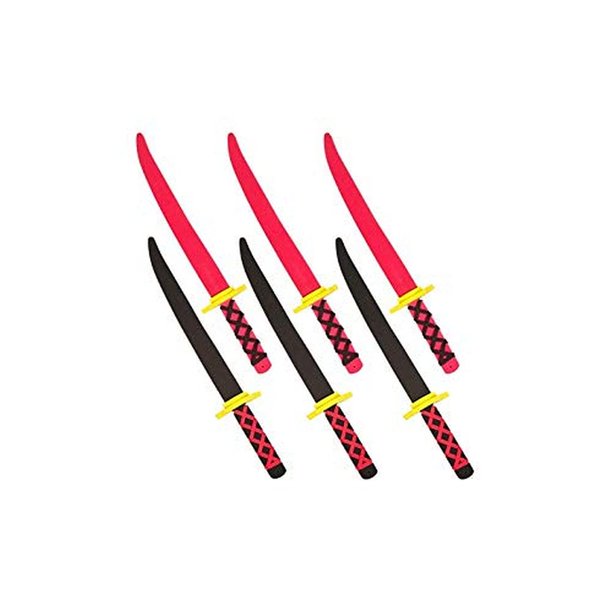 Foam Ninja Swords Set of 6 Safe & Fun by Trademark Innovations