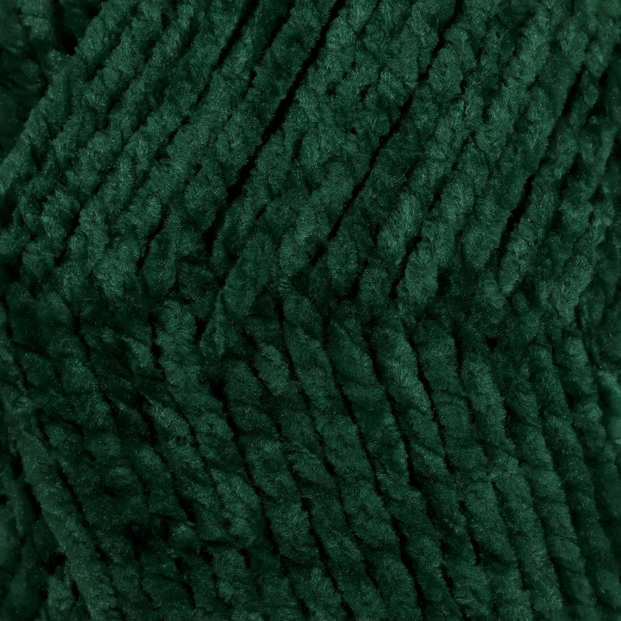 JubileeYarn Chenille Charms Yarn - 100g/Skein Worsted Polyester - Shamrock - 4 Skeins