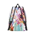 thumbnail image 3 of Balery Cactus Vintage Canvas Backpack for Men and Women - Large Capacity, Durable Travel Laptop Bag for School, Work, Hiking, and Outdoor Activities, 3 of 7