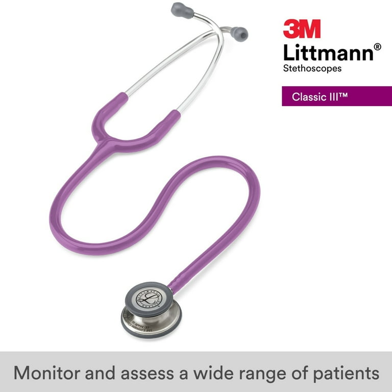 Littmann Classic III 聴診器 パープル 27インチ 3M Littmann Classic III 27