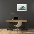 thumbnail image 3 of Harper, Ethan 14x11 White Modern Wood Framed Museum Art Print Titled - Barn at Sunset I, 3 of 4