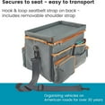 thumbnail image 4 of Car Organizer With Cooler - Back Seat Organizer for Kids or Front Seat Organizer for Drivers with Cup Holder Bin, Tray Top and Storage Pockets, 4 of 5