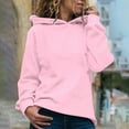 thumbnail image 1 of IMENGL Lightweight long sleeve hooded pullover, Pink 2XL, Size M-2XL, 1 of 5