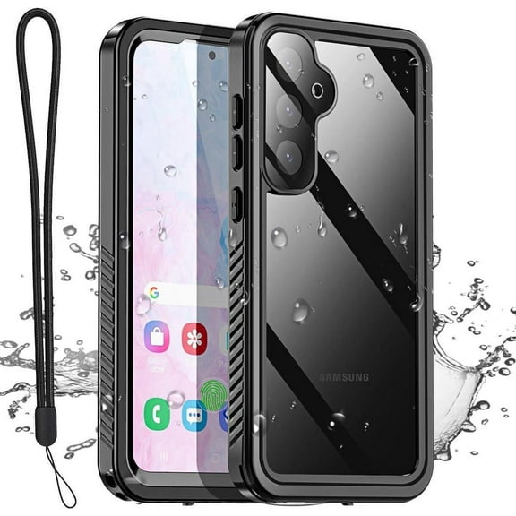 for Samsung Galaxy S25 Plus Case Waterproof, Clear Water Proof Shockproof Snowproof Dustproof Full Body Rugged Transparent Underwater Phone Case for Galaxy S25 Plus Built-in Screen Protector