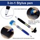 thumbnail image 3 of Ghyt Screen Cleaner Stylus Pens 3-in-1 Stylus Pen Duster For Kids And Adults (5 Pieces), 3 of 5