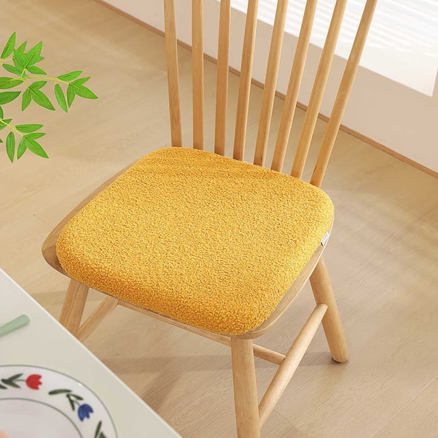 Foam Seat Cushion for Office Chair and Student Classroom, Thick Support for Prolonged Sitting, Comfortable Polyester Material