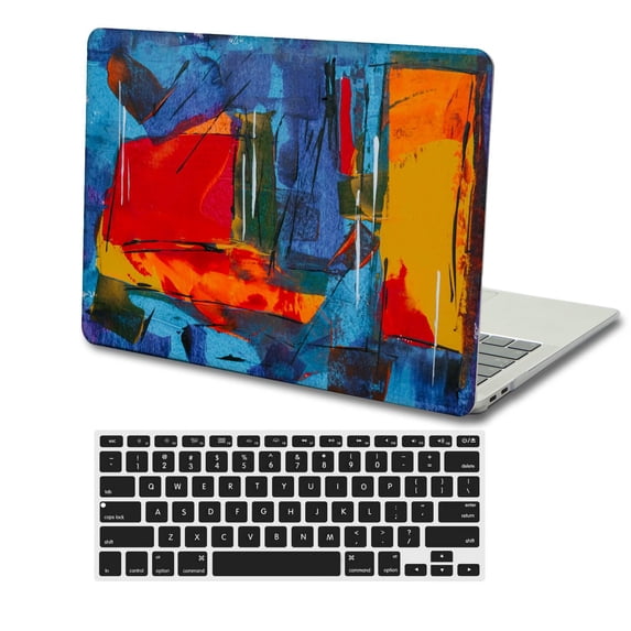 KSK KAISHEK Protective Case Hard Cover for 2015 2014 2013 2012 Release MacBook Pro 13 inchs with No Touch No USB-C / CD-ROM + Black Keyboard Cover Model: A1425 or A1502 Red series 0047