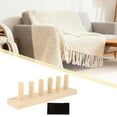 thumbnail image 4 of Chunky Blanket Loom Knitting Hand Crochet Weaving Loom Wooden Durable Pine Frame Beginners Hobbyist Scarf Project, 4 of 7