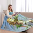 thumbnail image 4 of Manta de franela ultra suave y ligera de la leyenda de Zelda para todas las estaciones, para adultos, niños, cama, sofá, sala de estar, 40 x 30 pulgadas, 4 of 8