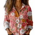 thumbnail image 2 of Endives Womens Button Down Shirts Long Sleeve Blouse Workout Wear Fashion Shirts Womens Top Spring Outfit, 2 of 6
