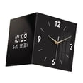 thumbnail image 4 of Reloj de esquina decorativo de pared de doble cara para cocina, hogar y sala de estar. 30 cmx30cm, 4 of 9