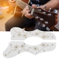 thumbnail image 4 of Guitar Pickguard, Hard Plastic Pickguard Hard Plastic Guitar Protection Plate 2Pcs Forehand And Backhand  For Acoustic White,Red,Brown,Black, 4 of 8
