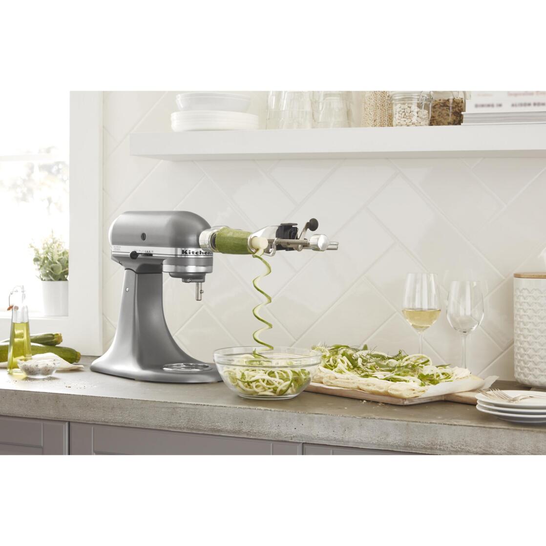KitchenAid® Deluxe 4.5 Quart Tilt-Head Stand Mixer, Silver, KSM97 - image 3 of 8