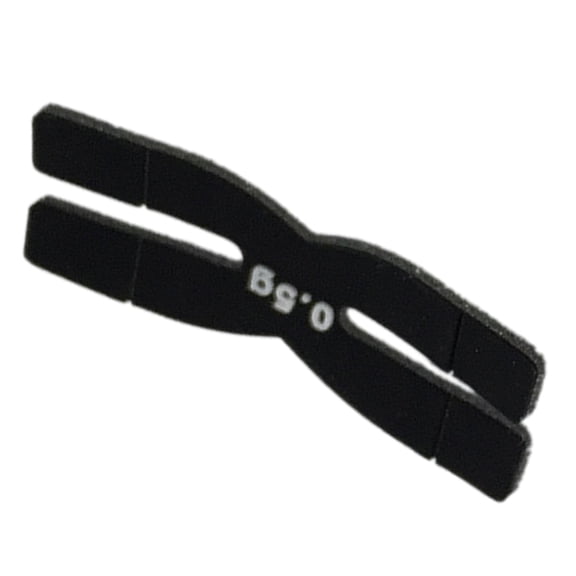 3 Pcs H Shape Silicone Badminton Racquet Weighted Tapes Badminton Racket Weight 0.5g Racket Head Balance Strips