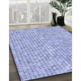 thumbnail image 3 of Ahgly Company Machine Washable Indoor Rectangle Transitional Heavenly Blue Area Rugs, 6' x 9', 3 of 7
