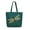 Green, variant on EcoRight Large Zipper Canvas Tote Bags for Women for Shopping, Work & Travel