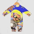 thumbnail image 4 of Splatoon Baby Long Sleeve Footless, Infant Playsuit Romper Jumpsuits for Boys Girls, 4 of 8
