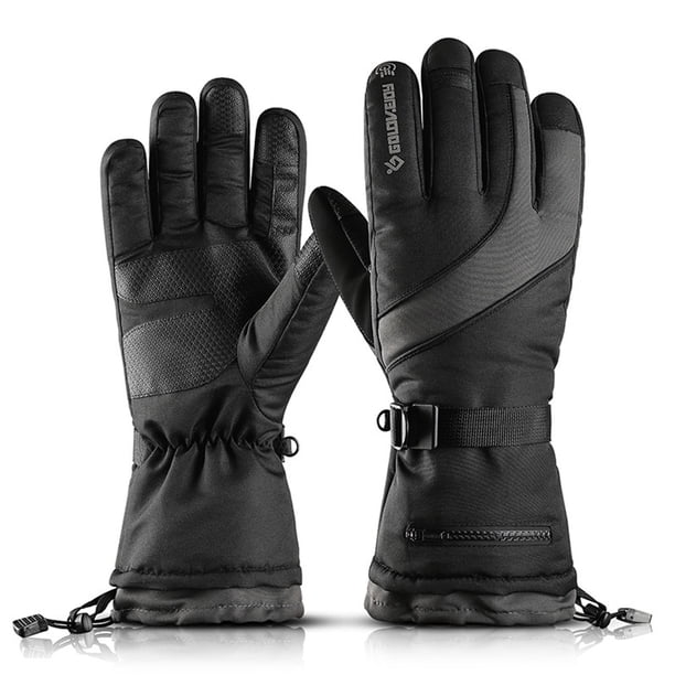 Eigraketly Guantes de invierno Dulce regalo Resiliencia Mitones para exteriores Suministros de ciclismo ajustables Equipo deportivo Ropa de ciclismo Ciclismo SK03/Negro/M Eigraketly OD025879-39