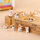 thumbnail image 3 of Figura de acción en miniatura de gato Chis para niños y adultos, figura de expresión de gatito bonito, modelo de decoración, juguetes para regalo, 9 piezas, 3 of 3