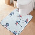 thumbnail image 2 of Yayeee Bath Rugs for Bathroom Floor Set of 2 Non Slip Fluffy Soft Absorbent Mat, Hockey Action Zone, 2 of 7
