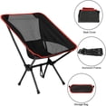thumbnail image 1 of Silla de luna desmontable portátil espesar transpirable para barbacoa viajes pesca senderismo Wdftyju Para Estrenar, 1 of 5