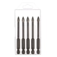 thumbnail image 5 of Unique Bargains 5pack Titanium Masonry Drill Bit, 6mm Concrete Drill Bits Triangle Drill Bit with 1/4' Hex Shank, 5 of 6