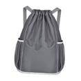 thumbnail image 1 of Mochila de baloncesto Yuyangstore ligera informal portátil con cordón Gris, 1 of 8