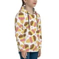 thumbnail image 3 of Easygdp Cute Ice Cream Boys Hoodie Kids Sweatshirt Youth Pullover With Hood-Small, 3 of 6