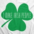 thumbnail image 4 of Maternity I Make Green People Funny Saint Patricks Day Reveal Pregnancy T Shirt, 4 of 9