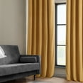 thumbnail image 4 of HPD Half Price Drapes Aztec Gold Heritage Plush Velvet Room Darkening Curtains for Bedroom & Living Room Curtains (1 Panel), Window Curtains 96 inches long, Rod Pocket Curtains,50W X 120L, 4 of 12