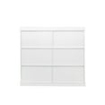 thumbnail image 6 of PORKISS 3 Tier Bookshelf, Wooden Bookcase with 10 Cube Storage Organizer, Freestanding Open Bookshelf for Bedroom, Living Room, Office, White, 6 of 9
