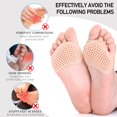 thumbnail image 5 of WILLED Metatarsal Pads 4 Pairs Gel Ball of Foot Cushions for Women and Men Breathable Metatarsalgia Insoles for Foot Pain Relief Mortons Neuroma Forefoot Pads Great for Blisters Diabetic Feet, 5 of 7