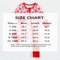 thumbnail image 7 of ZEHJUHAN Baby Girls' Cute Romper, Round Neck Heart Print Long Sleeve Full-Zip Bodysuit For Spring Fall Red，1-3M, 7 of 7