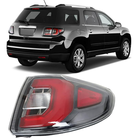 SEBLAFF Right Side Outer LED Tail Light Assembly Replacement for GMC Acadia 2013-2016 & GMC Acadia Limited 2017 Passenger Side Rear Brake Lamp 84051376, GM2805113