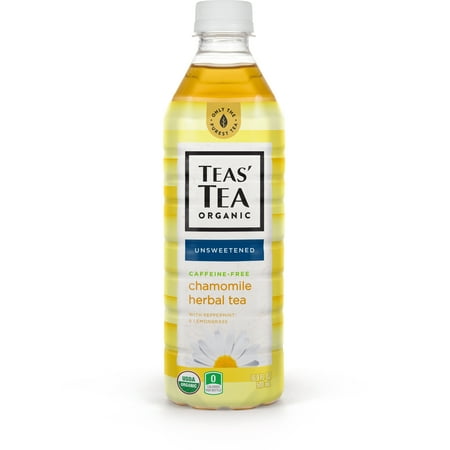 Teas' Tea Unsweetened Herbal Chamomile Tea, 16.9 Ounce (Pack of 12), Zero Calories, No Sugars, No Artificial Sweeteners, Antioxidant Rich, Caffeine