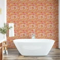 thumbnail image 6 of Ambesonne Orange Peel & Stick Wallpaper for Home, Paisley, 13"x72", Multicolor, 6 of 6