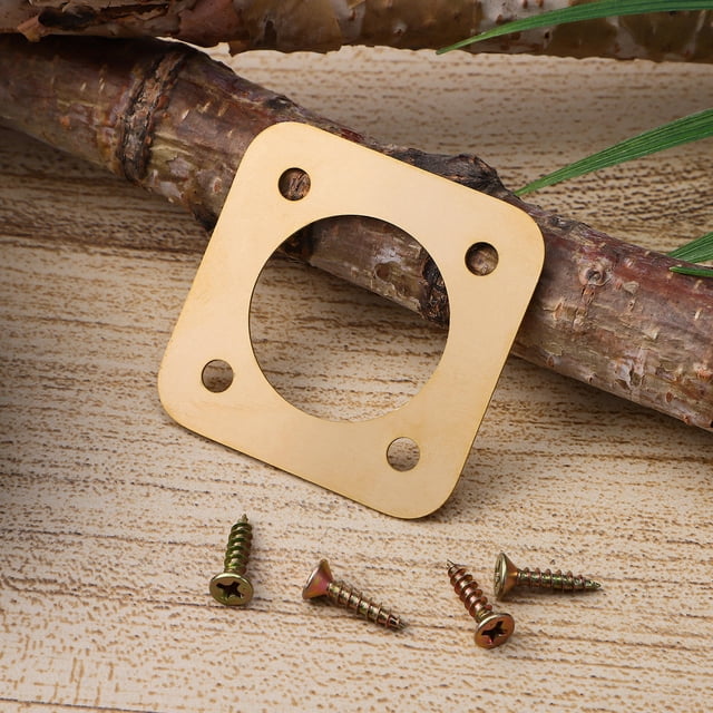 COSMOBETTY 8Ud Protector Metálico Dorado Para Casa De Pájaros Con Fijación Fácil Y