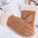 thumbnail image 4 of Guantes de invierno cálidos con pantalla táctil para mujer, forro suave y cálido, puños elásticos, 4 of 6