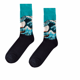 thumbnail image 1 of Calcetines Arte La Gran Ola De Kanagawa Color Moda, 1 of 7