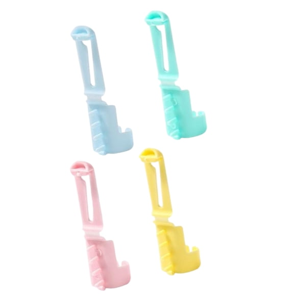 4 Pcs Crochet Tension Rings Yarn Guide Finger Holders Knitting Tool Plastic Yarn Guide Separated Yarns Tool