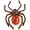Red, variant on Halloween Rhinestone Spider Brooch Pins for Women Men Gothic Punk Colorful Spider Insect Animals Brooch Pin Halloween Cosplay Party Personalized Accessories Jewelry
